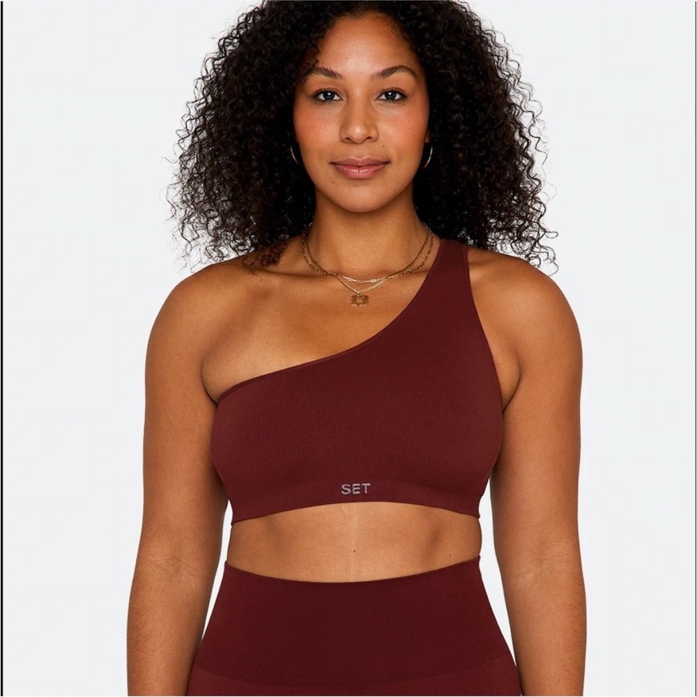 SET‎ Active One Shoulder Sports Bra
